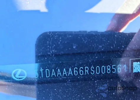 2024 Lexus Tx 350 Base z USA, uszkodzony, nr VIN 5TDAAAA66RS008561